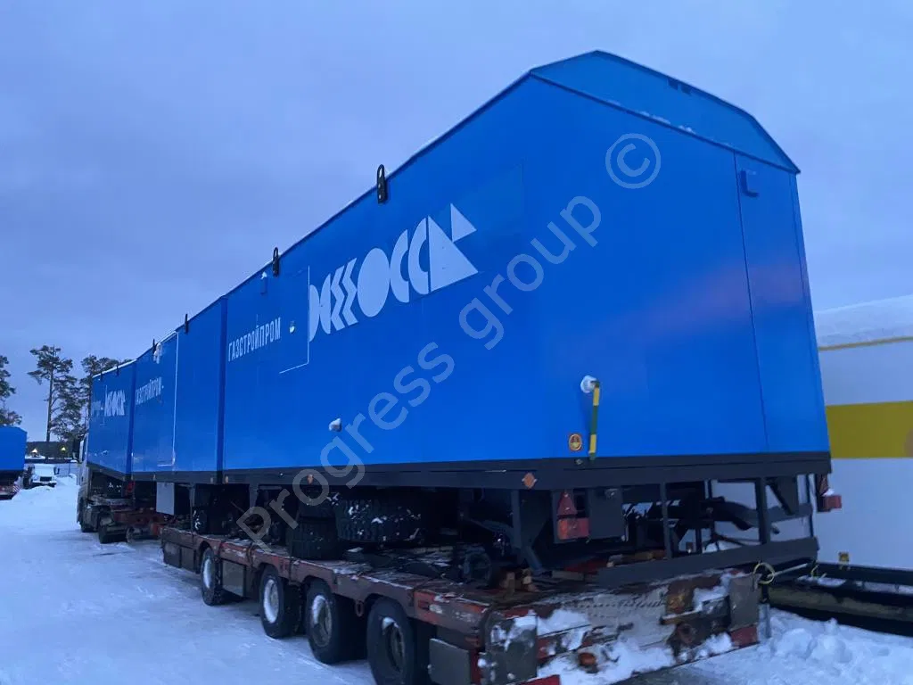 Сушилка с комнатой отдыха на тракторном шасси