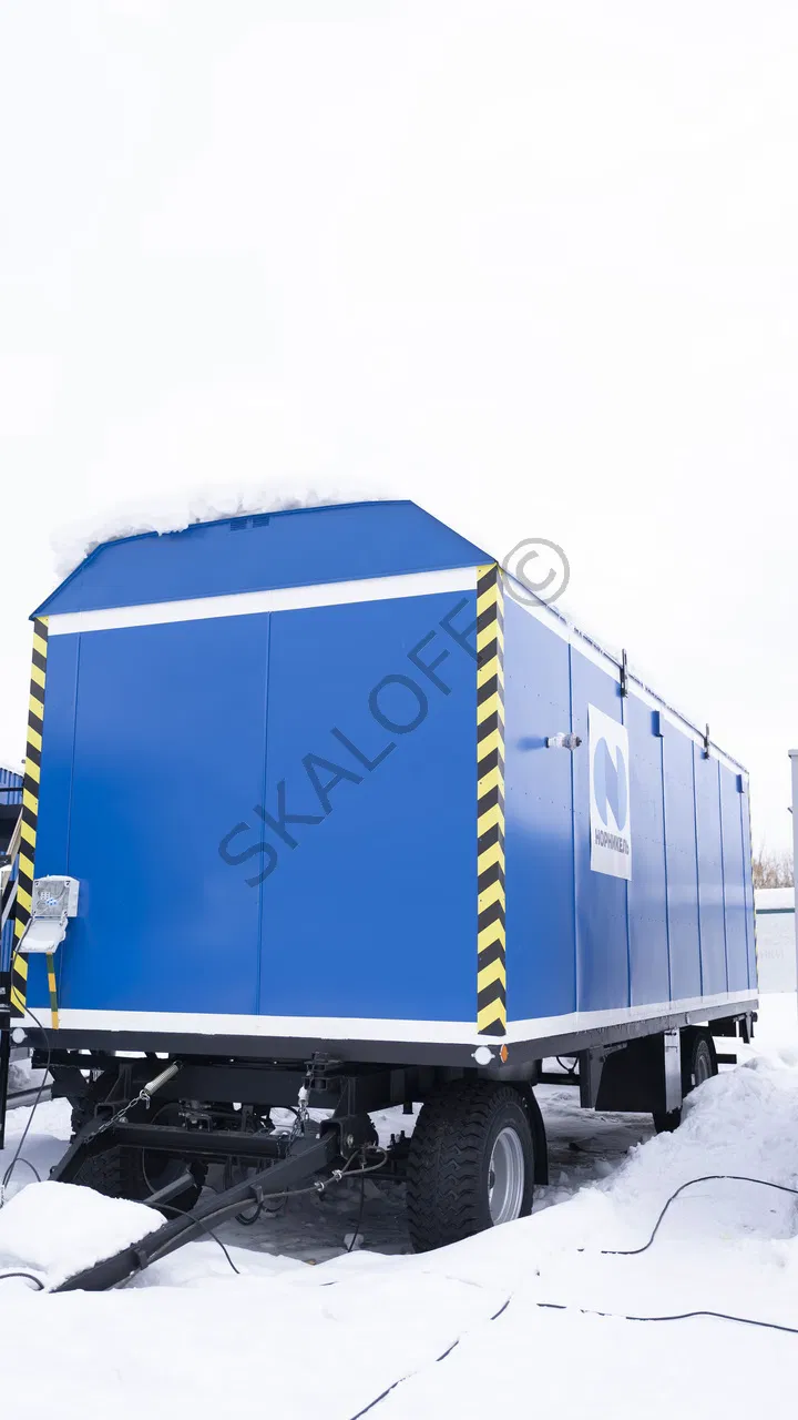 Сауна с душевой на шасси КСК 614