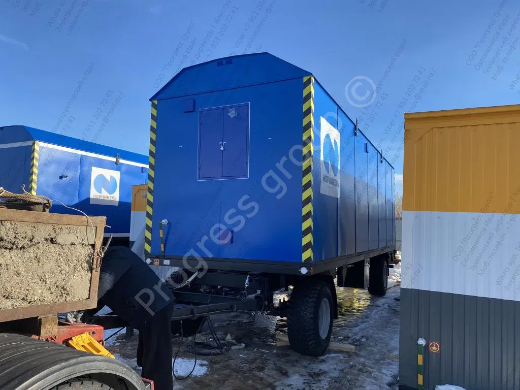 Раздевалка-сушилка с санузлом на шасси